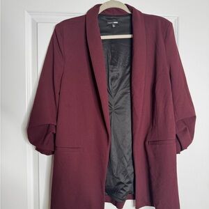 Fashion Nova Deep Red Blazer